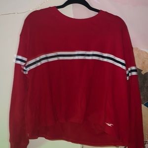 Small Hollister Red Lightweight Sweater